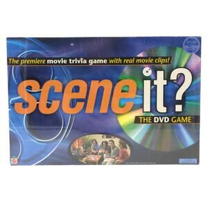 Scene it? The DVD Movie Trivia Game by Mattel Family Game Night New Sealed